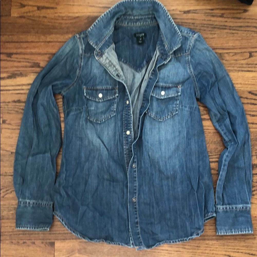 Jcrew Jean button up